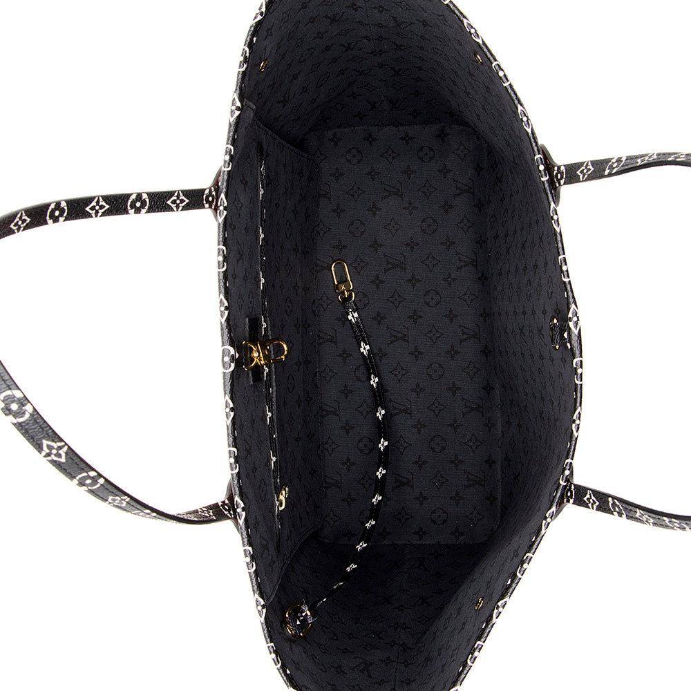 Louis Vuitton Monogram Crafty Neverfull MM Tote (SHF-19035)