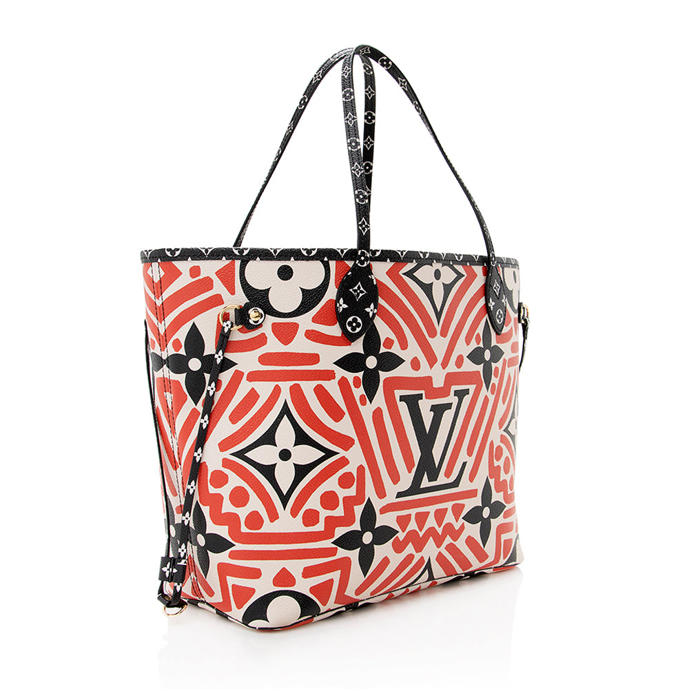 Louis Vuitton Monogram Crafty Neverfull MM Tote (SHF-19035)