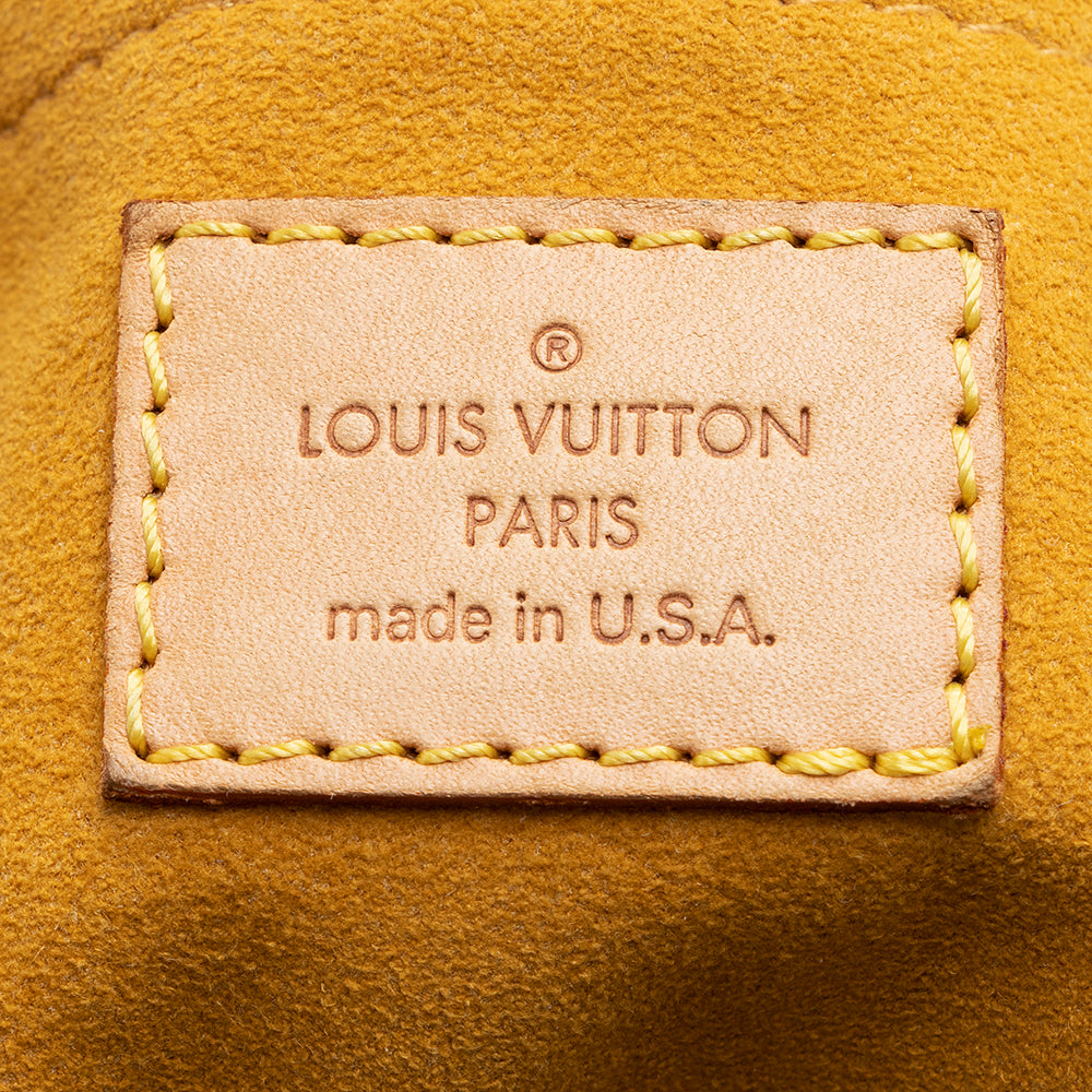 Louis Vuitton Monogram Denim Baggy GM Shoulder Bag (SHF-21643)
