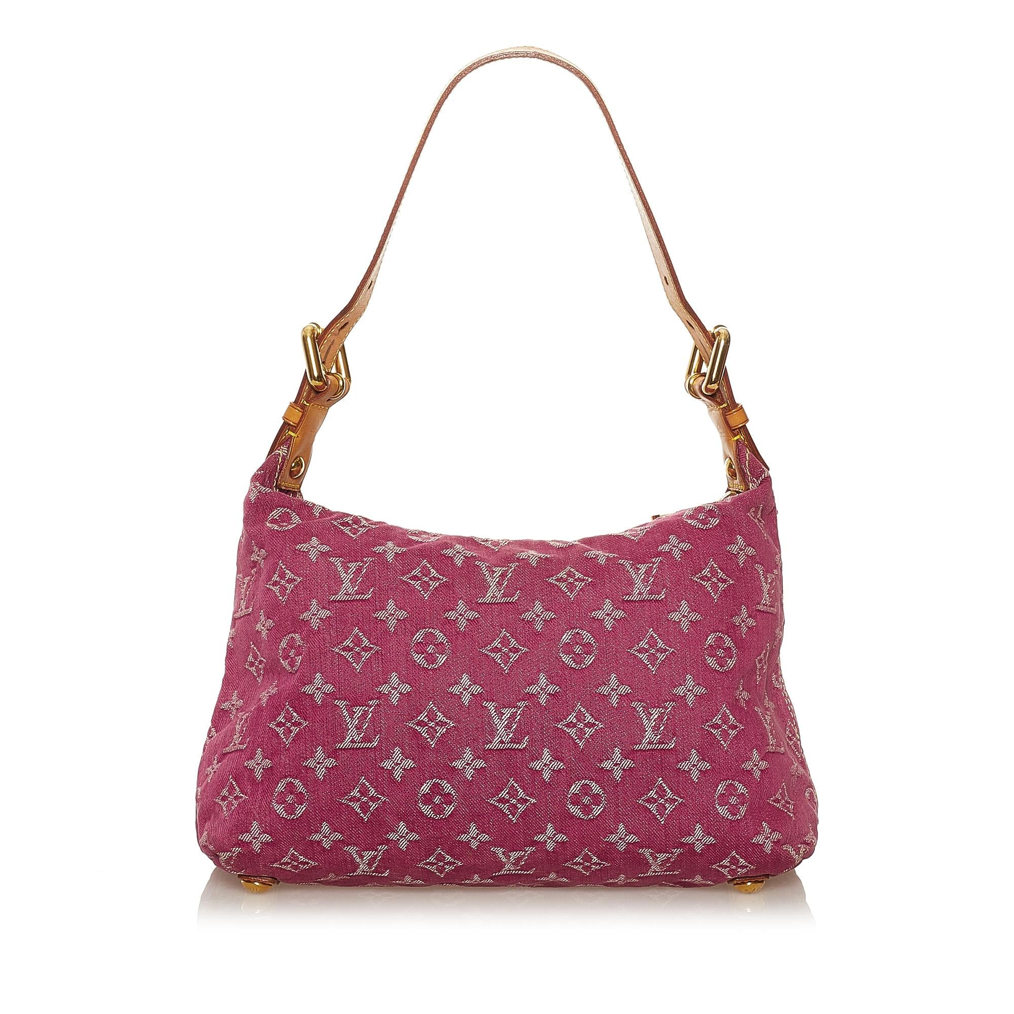 Louis Vuitton Monogram Denim Baggy PM (SHG-34821)