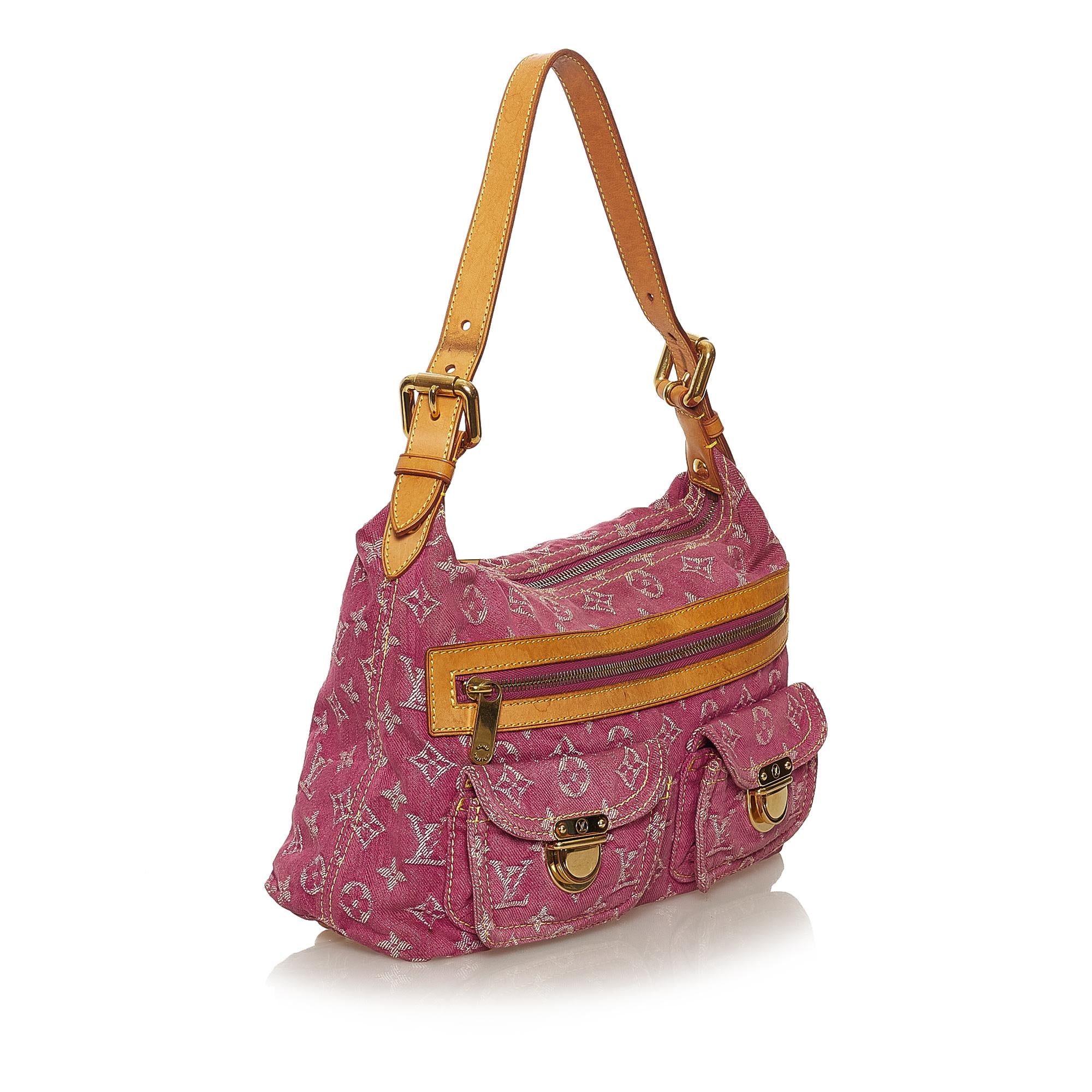 Louis Vuitton Monogram Denim Baggy PM (SHG-34821)