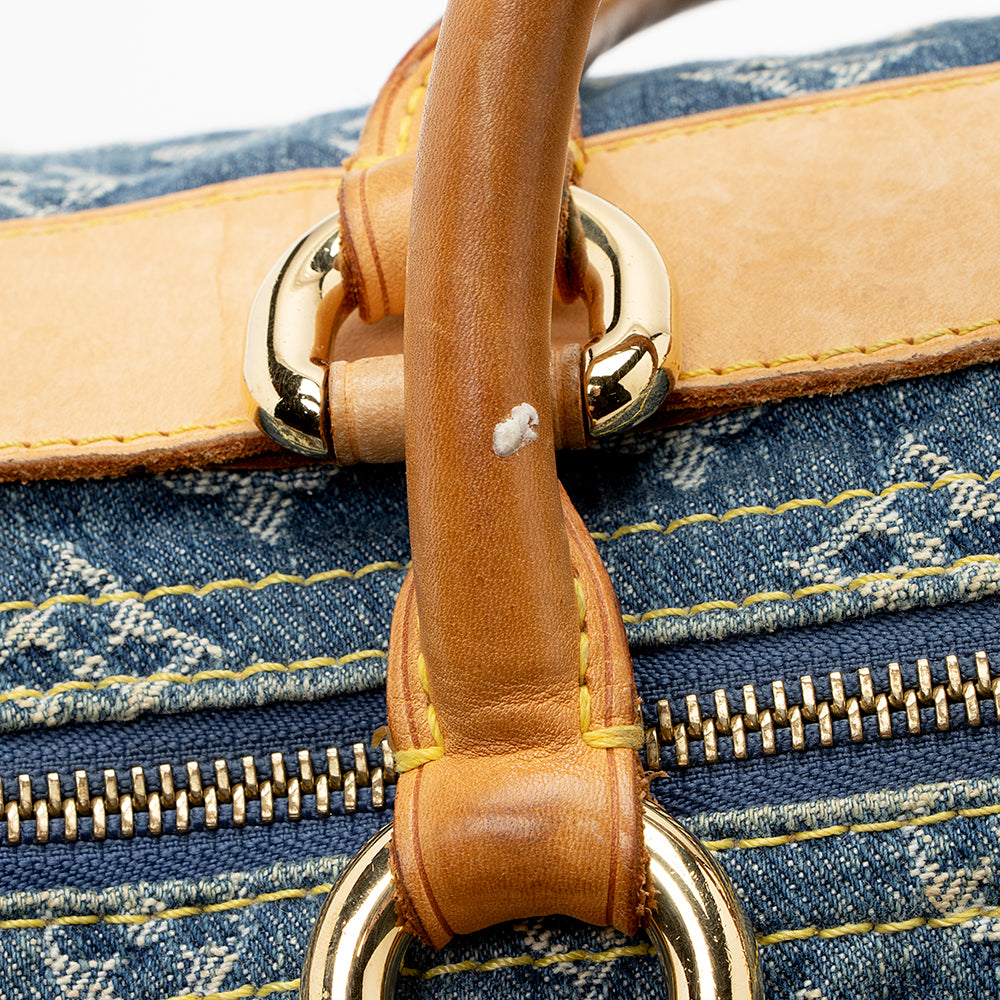 Louis Vuitton Monogram Denim Neo Speedy Satchel - FINAL SALE (SHF-20203)