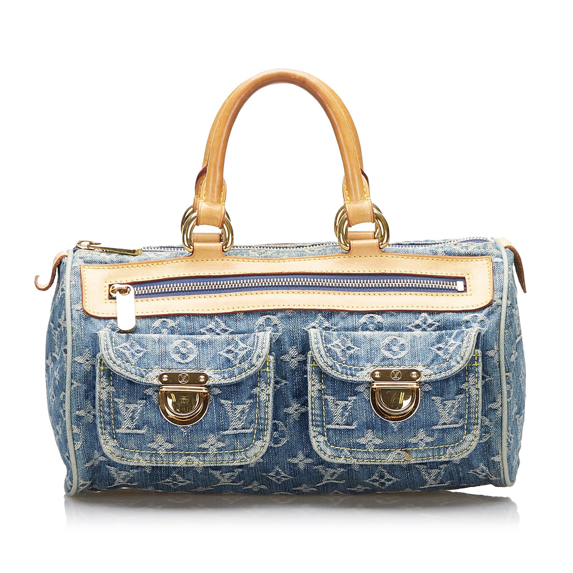 Louis Vuitton Monogram Denim Neo Speedy (SHG-YkmMty)