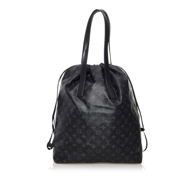 Cabas Light, Used & Preloved Louis Vuitton Tote Bag, LXR USA, Black