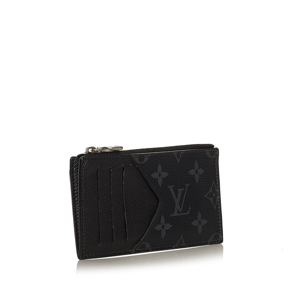 Louis Vuitton Monogram Eclipse Coin Card Holder (SHG-rqwq6j) – LuxeDH
