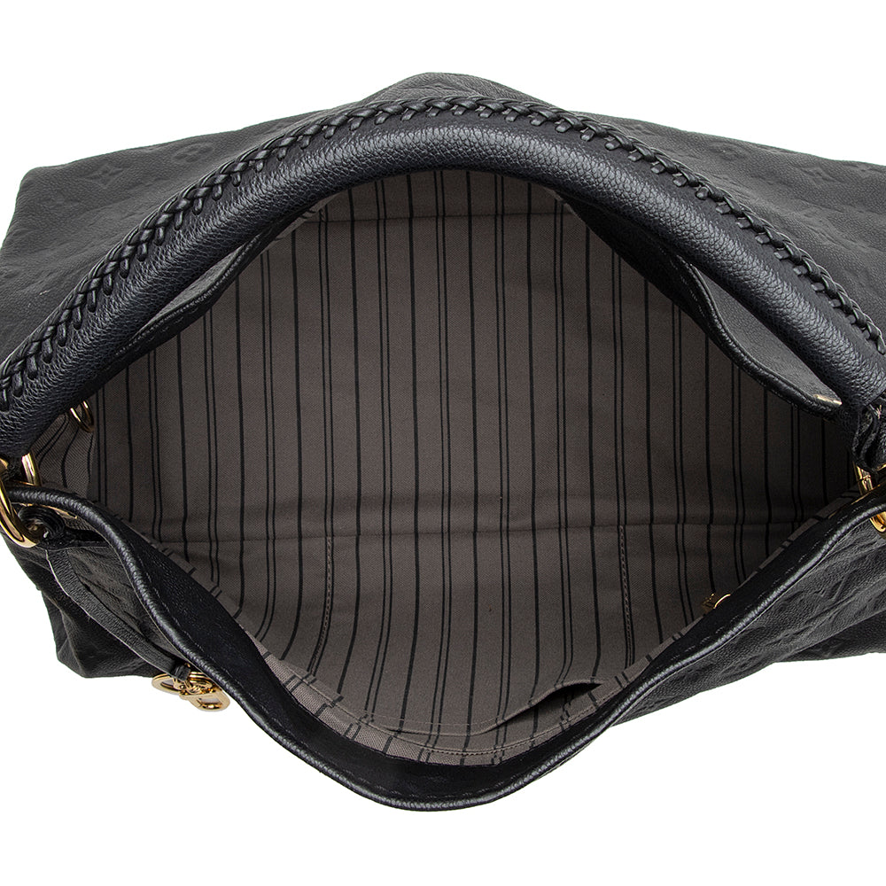 Louis Vuitton Monogram Empreinte Artsy MM Shoulder Bag (SHF-22025)