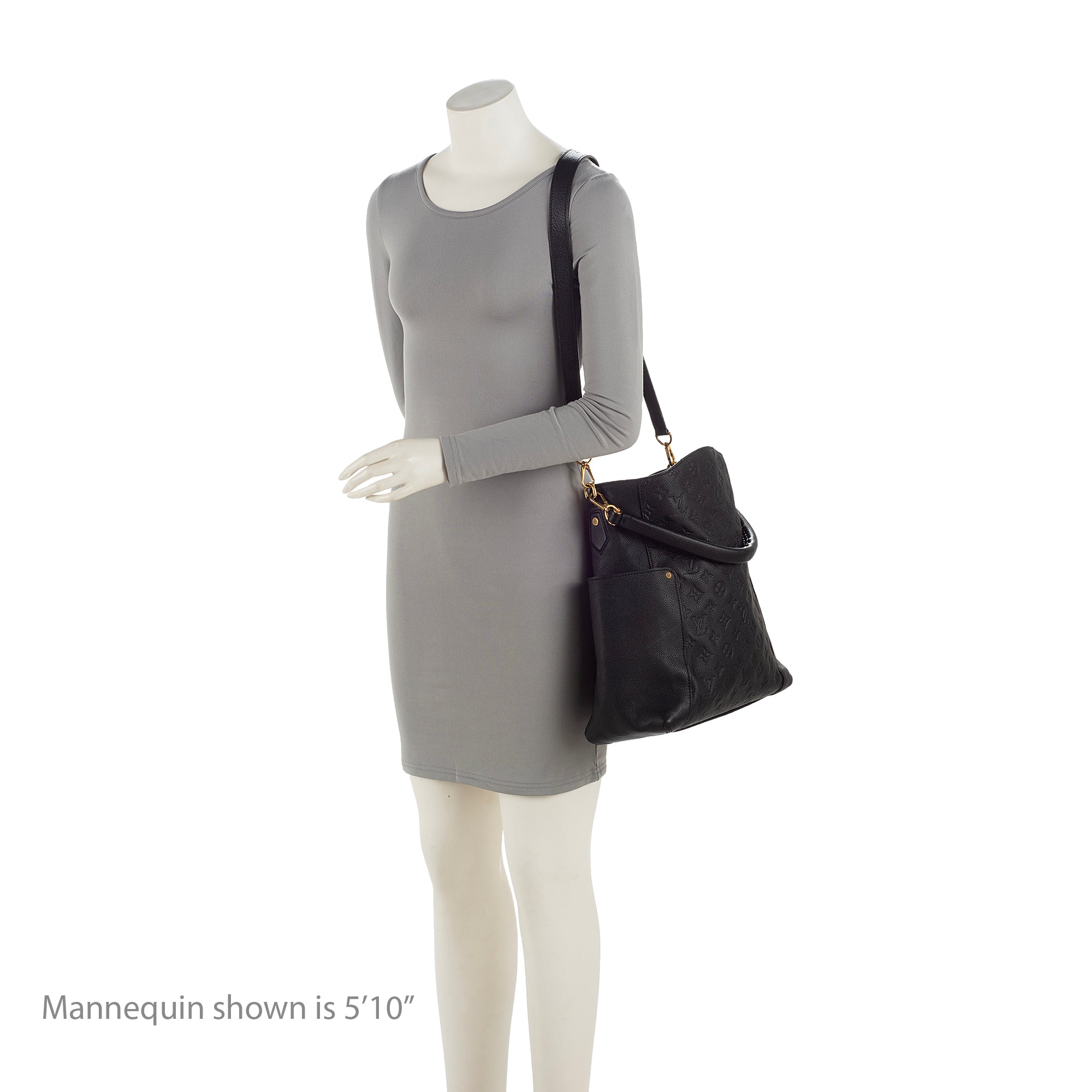 Louis Vuitton Monogram Empreinte Bagatelle Shoulder Bag (SHF-23422)