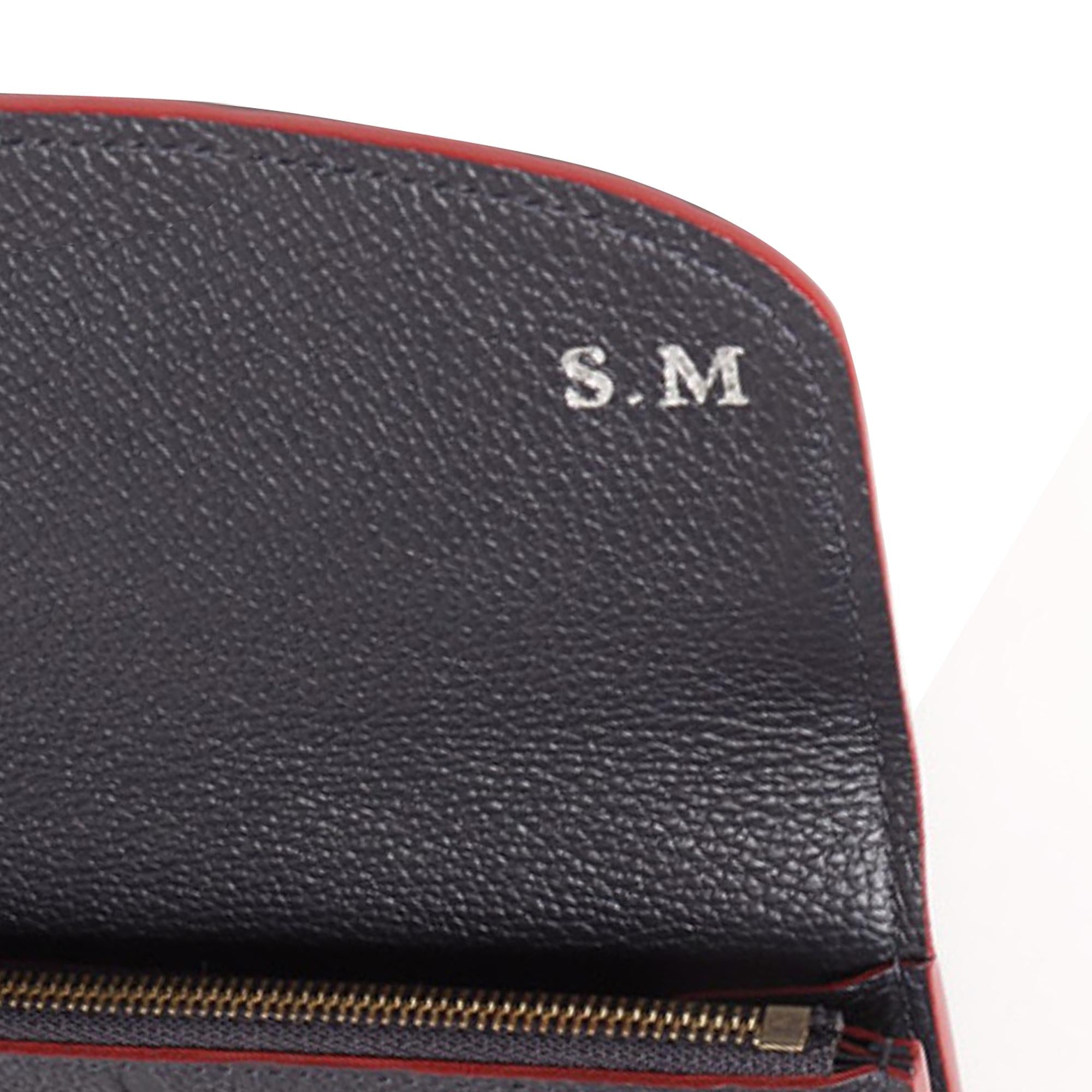 Louis Vuitton Monogram Empreinte Emilie Wallet (SHG-36690)