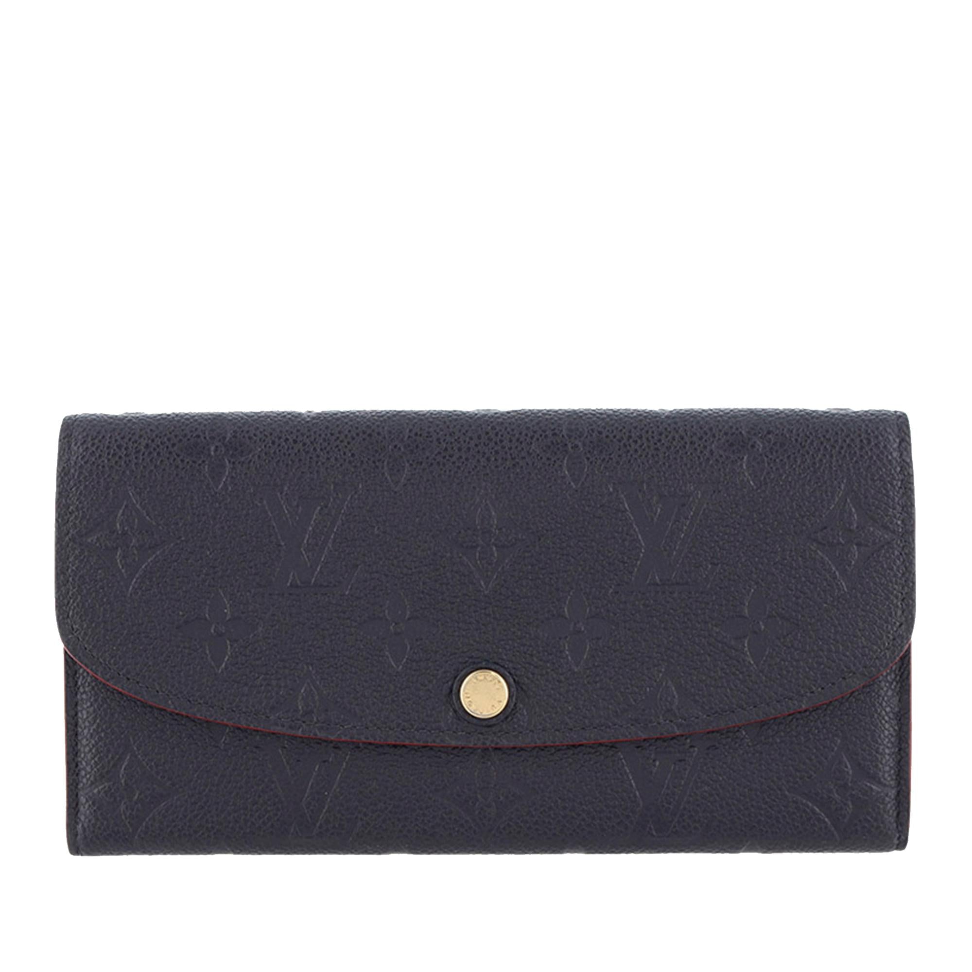 Louis Vuitton Monogram Empreinte Emilie Wallet (SHG-36690)