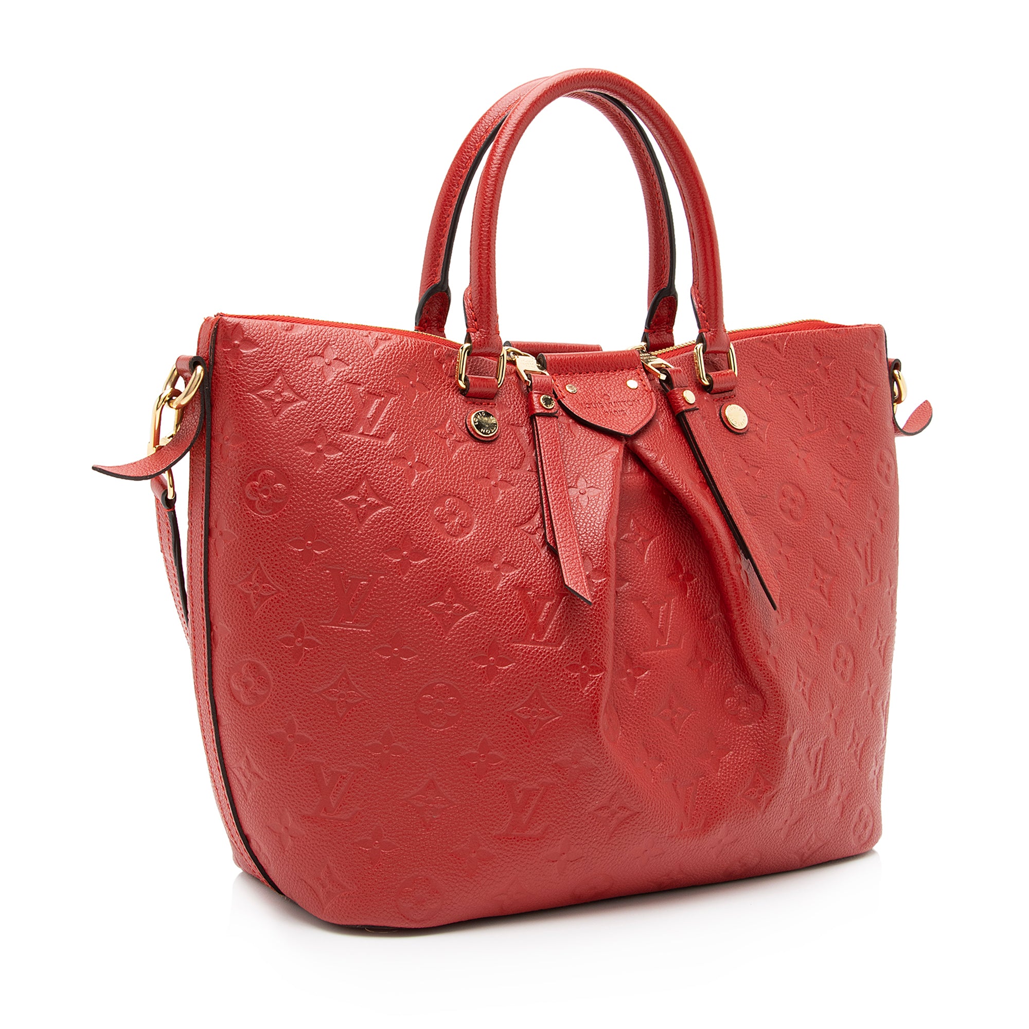 Louis Vuitton Monogram Empreinte Mazarine MM Satchel (SHF-dVerDe)