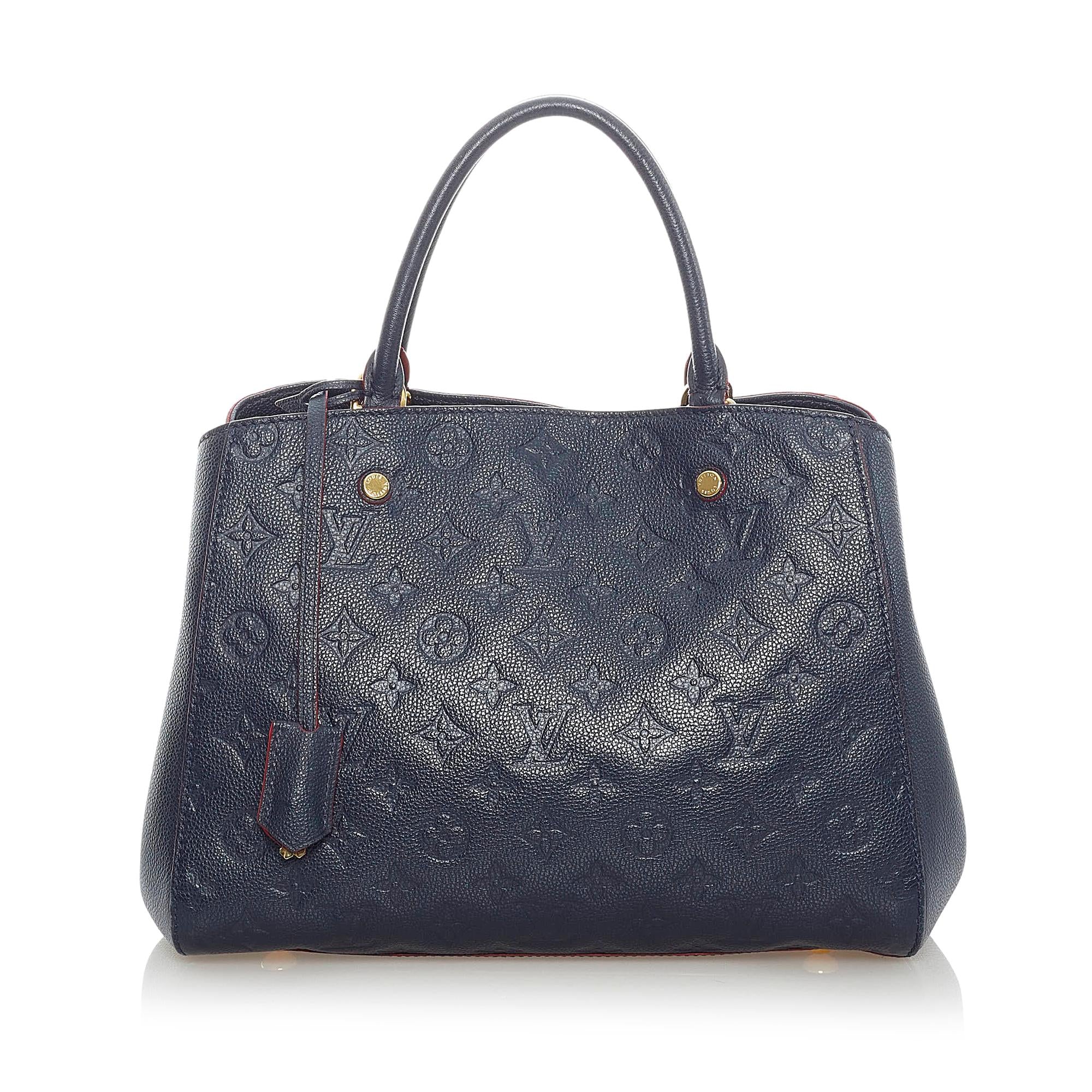 Louis Vuitton Monogram Empreinte Montaigne MM (SHG-32803)