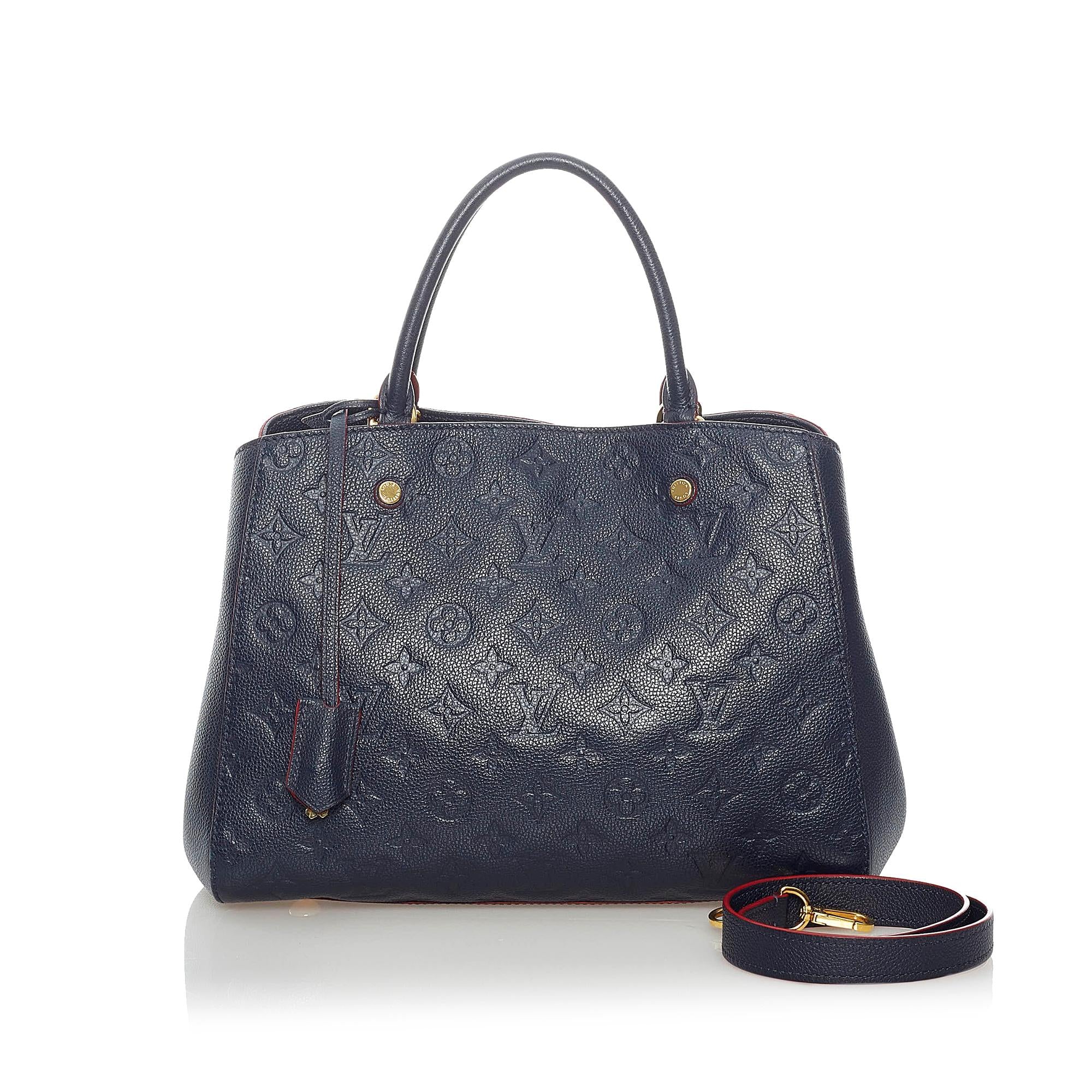 Louis Vuitton Monogram Empreinte Montaigne MM (SHG-32803)