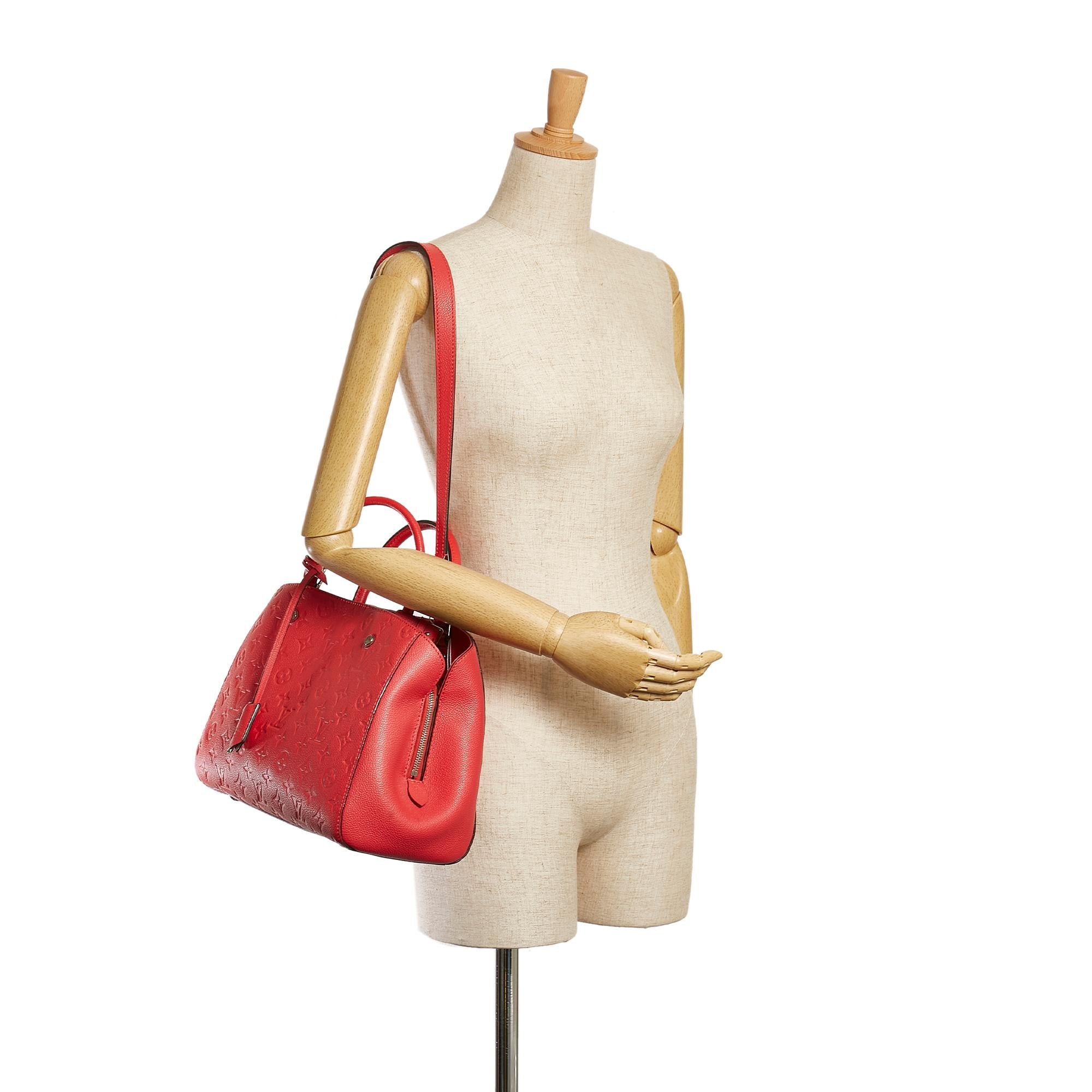 Louis Vuitton Monogram Empreinte Montaigne MM (SHG-37402)