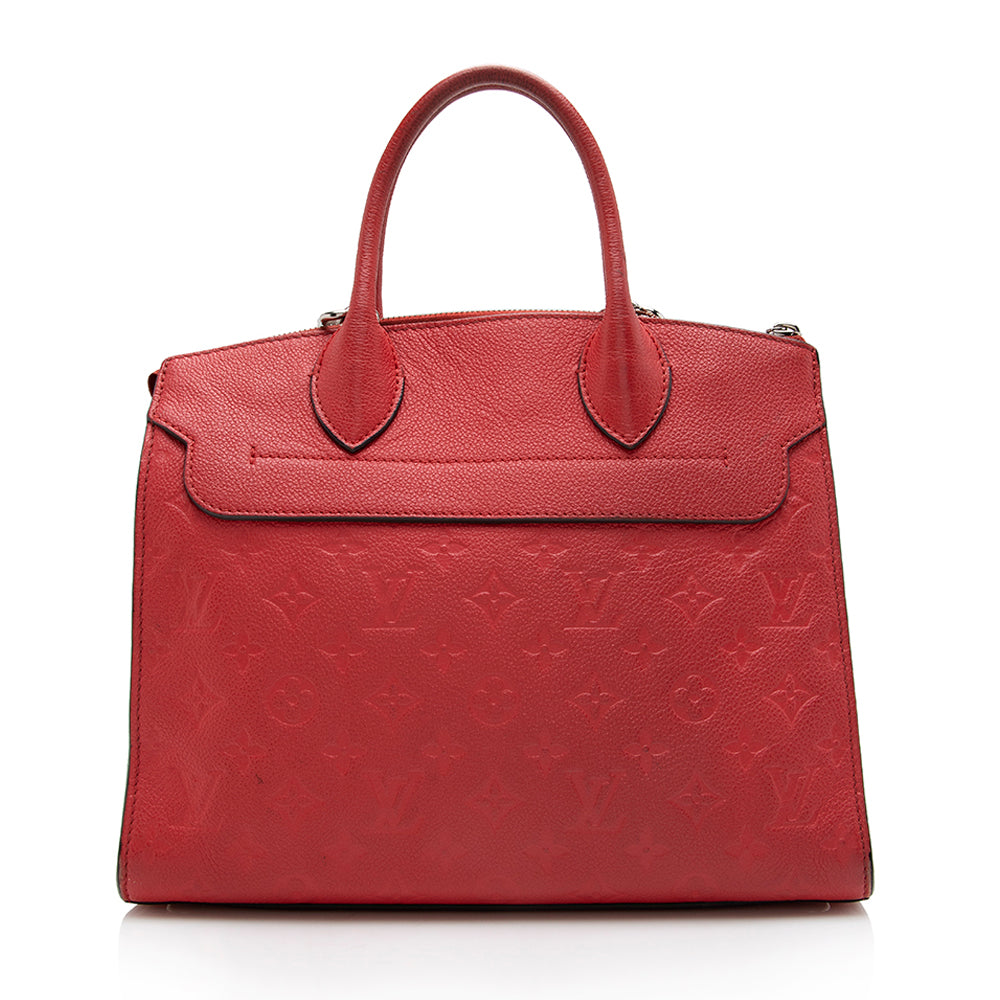 Louis Vuitton Monogram Empreinte Pont-Neuf MM Satchel - FINAL SALE (SHF-17152)