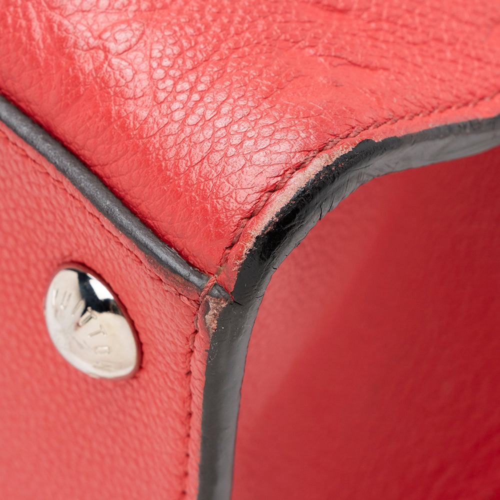 Louis Vuitton Monogram Empreinte Pont-Neuf MM Satchel - FINAL SALE (SHF-17152)