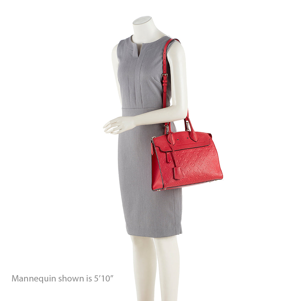 Louis Vuitton Monogram Empreinte Pont-Neuf MM Satchel - FINAL SALE (SHF-17152)