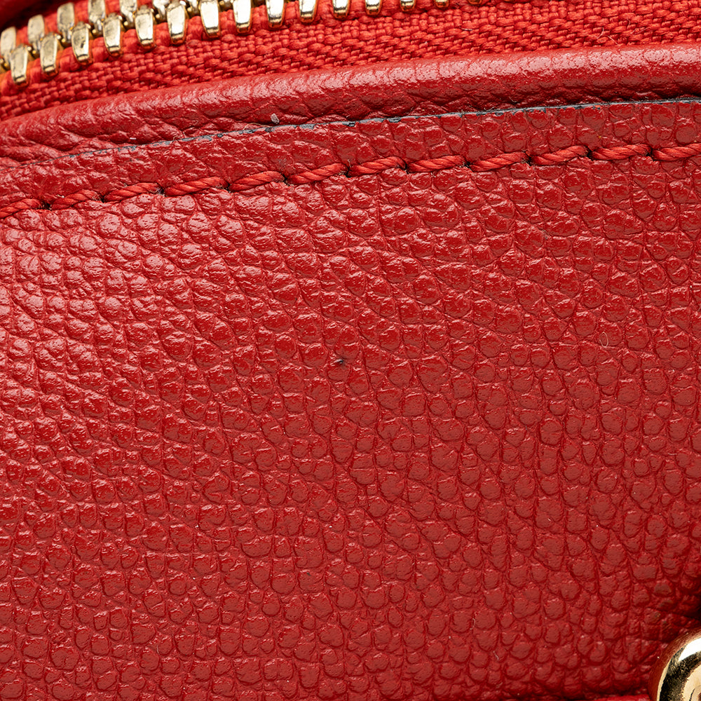 Louis Vuitton Monogram Empreinte Speedy Bandouliere 25 Satchel (SHF-15020)
