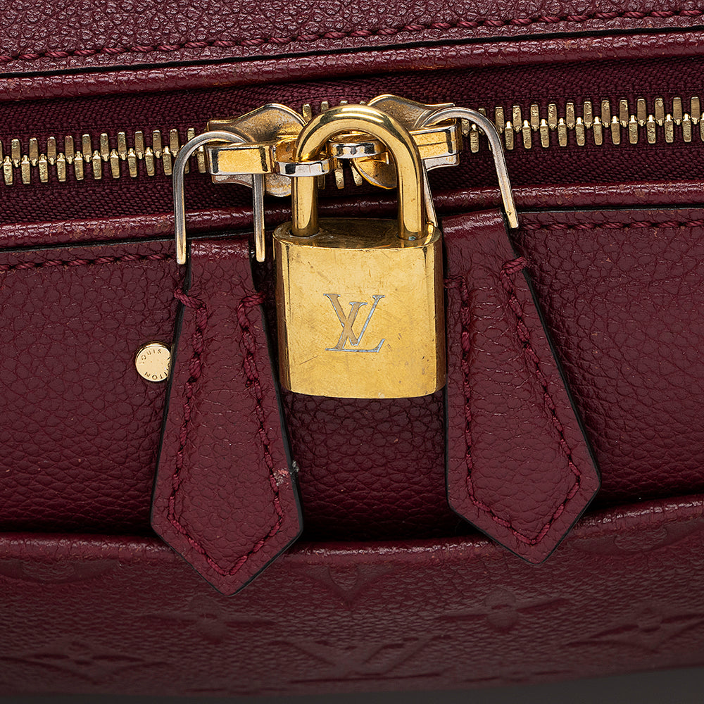 Louis Vuitton Monogram Empreinte Speedy Bandouliere 25 Satchel (SHF-16212)