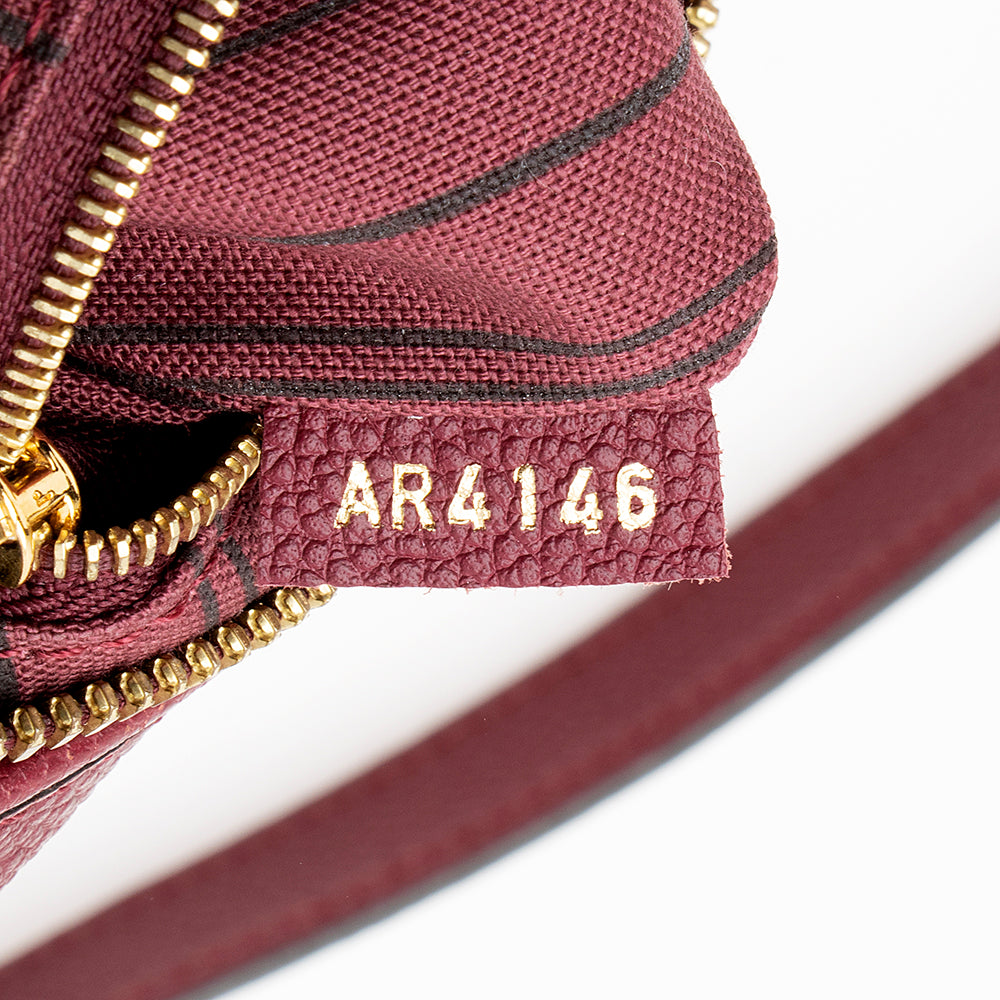 Louis Vuitton Monogram Empreinte Speedy Bandouliere 25 Satchel (SHF-16212)