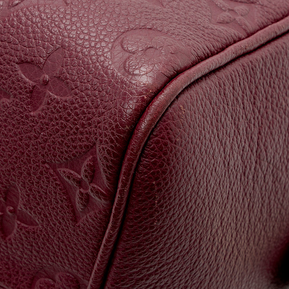 Louis Vuitton Monogram Empreinte Speedy Bandouliere 25 Satchel (SHF-16212)