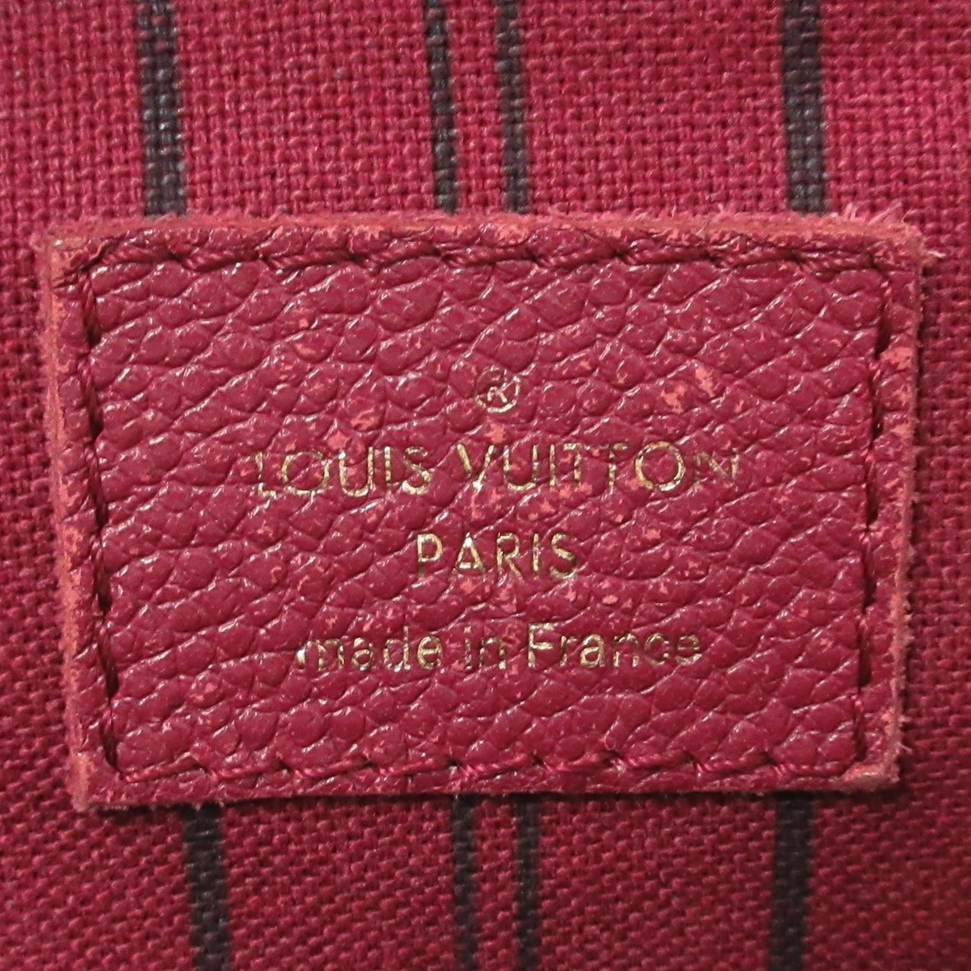 Louis Vuitton Monogram Empreinte Speedy Bandouliere 25 (SHG-35458)