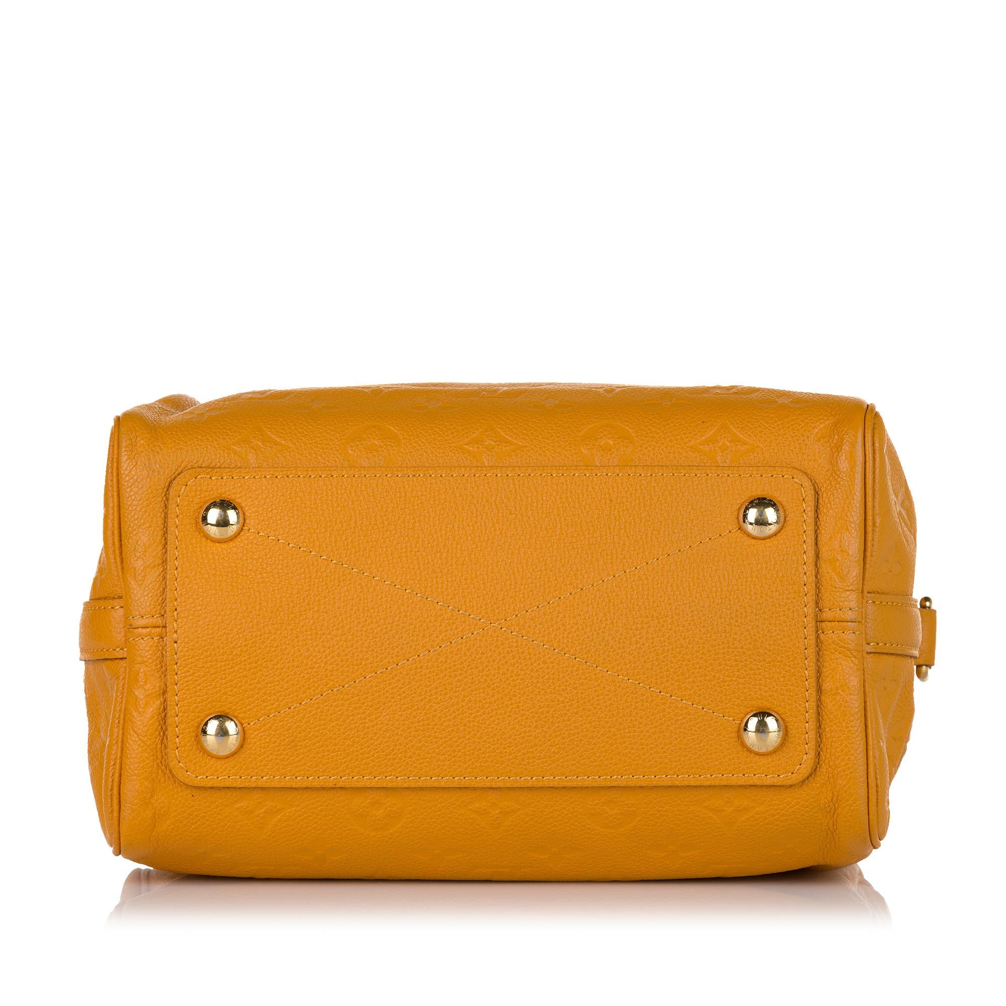 Louis Vuitton Monogram Empreinte Speedy Bandouliere 25 (SHG-36895)