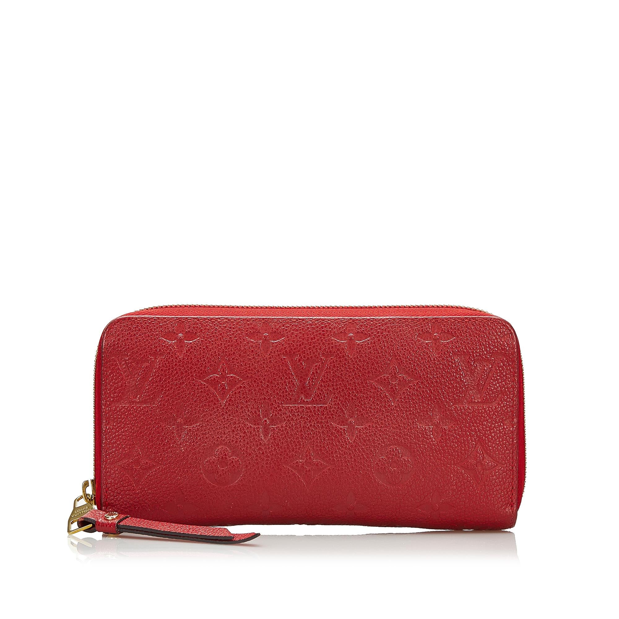 Louis Vuitton Monogram Empreinte Zippy Long Wallet (SHG-35764)