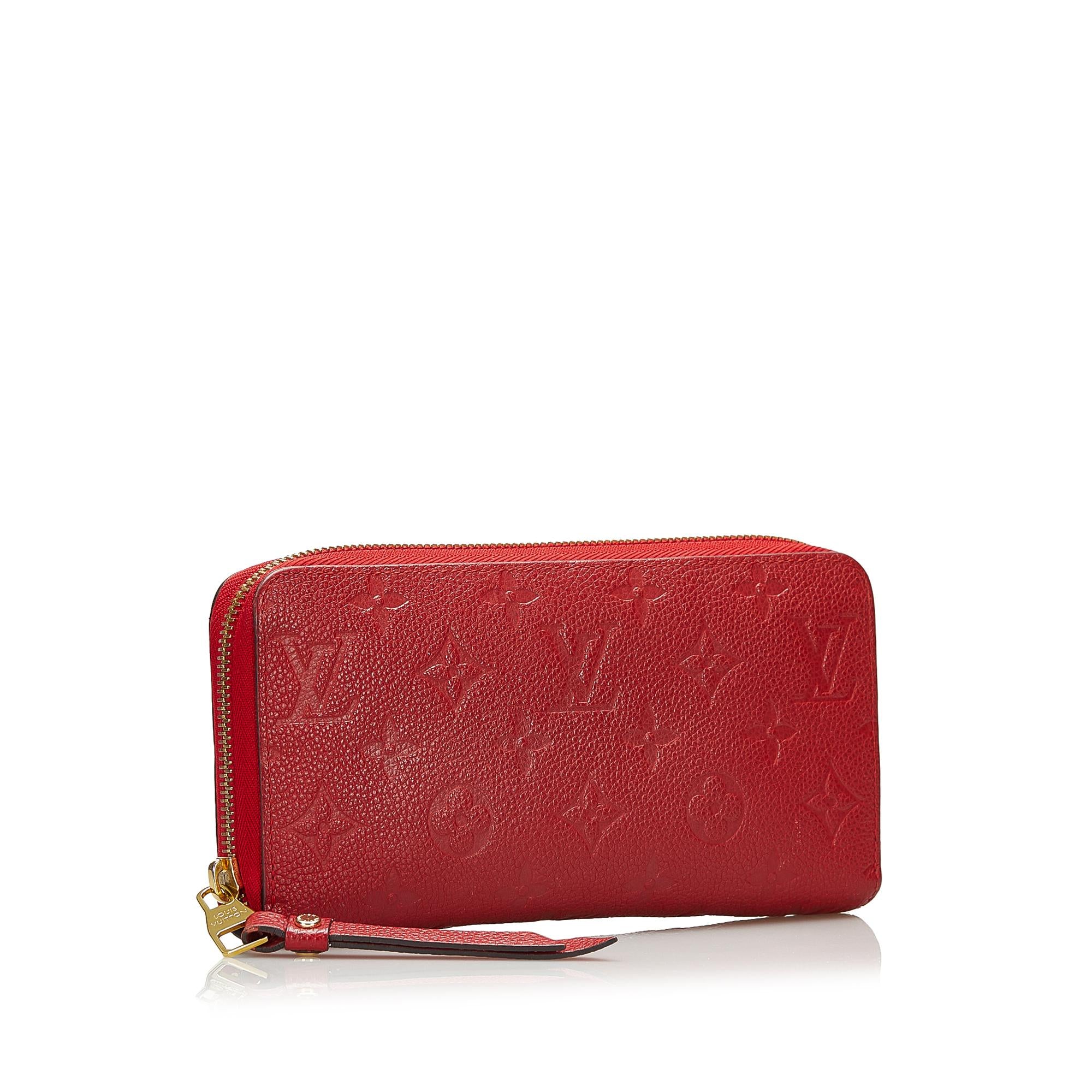 Louis Vuitton Monogram Empreinte Zippy Long Wallet (SHG-35764)