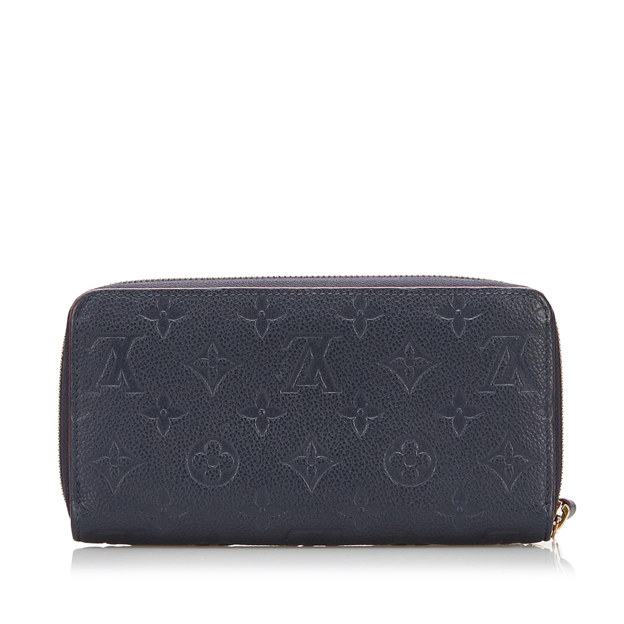 Louis Vuitton Monogram Empreinte Zippy Long Wallet (SHG-36720)