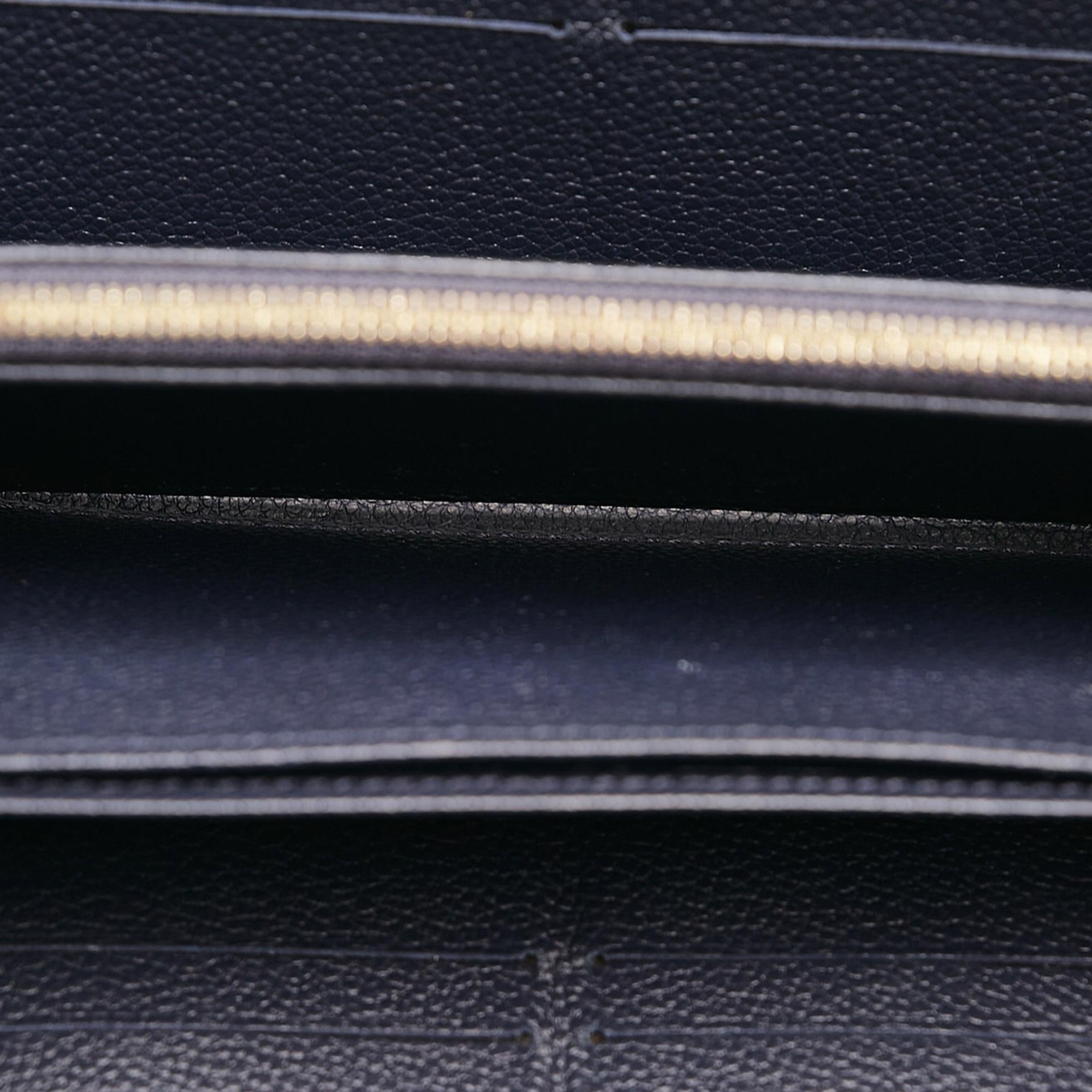 Louis Vuitton Monogram Empreinte Zippy Long Wallet (SHG-36720)