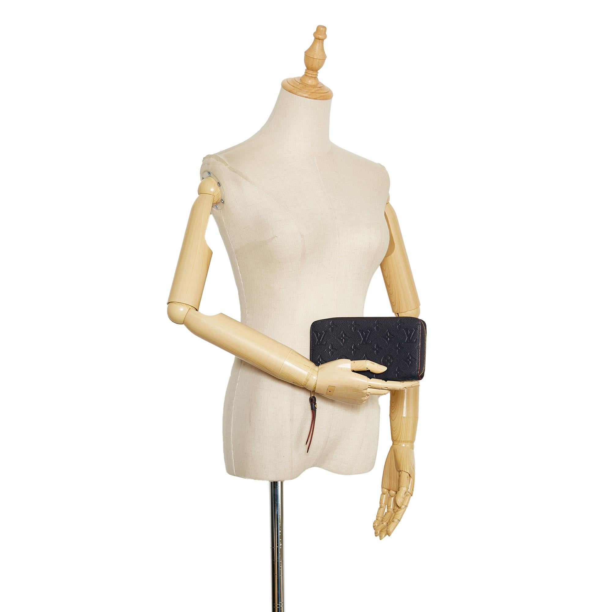 Louis Vuitton Monogram Empreinte Zippy Long Wallet (SHG-36720)