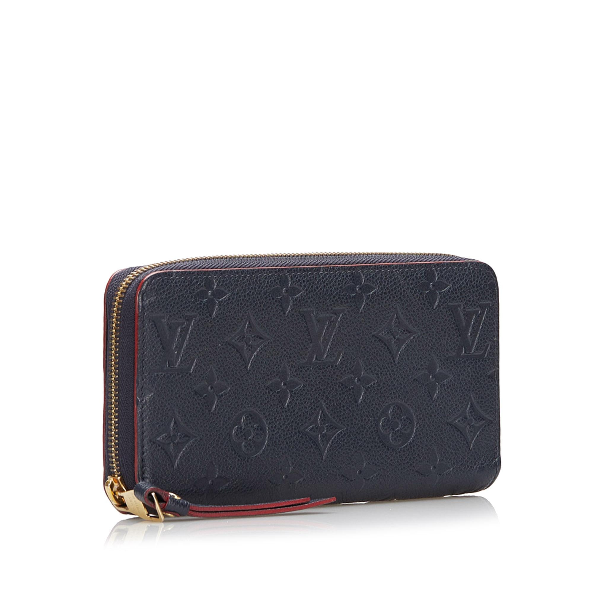 Louis Vuitton Monogram Empreinte Zippy Long Wallet (SHG-36720)