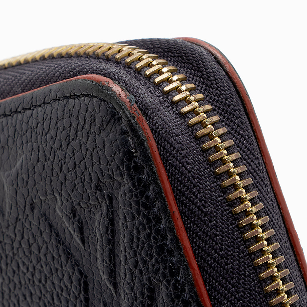 Louis Vuitton Monogram Empreinte Zippy Wallet (SHF-15859)