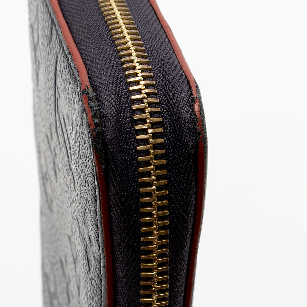 Louis Vuitton Monogram Empreinte Zippy Wallet (SHF-15859)