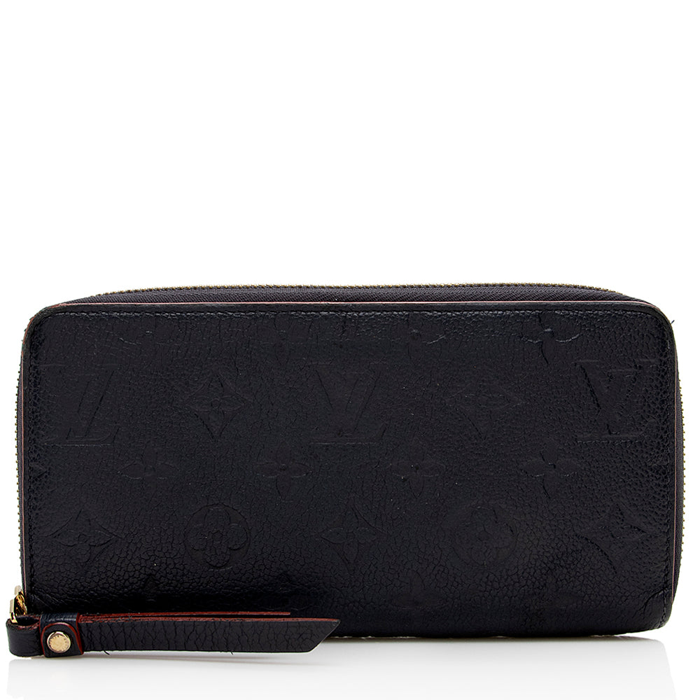 Louis Vuitton Monogram Empreinte Zippy Wallet (SHF-15859)