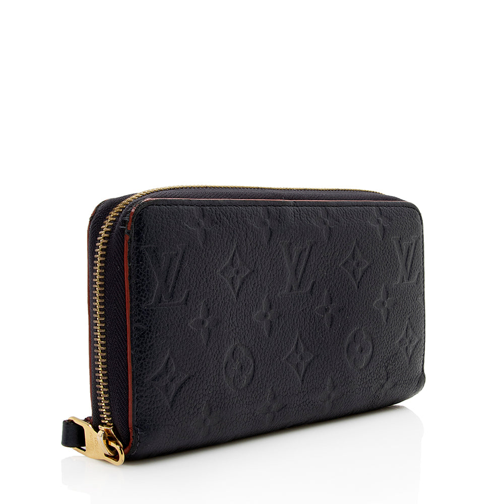 Louis Vuitton Monogram Empreinte Zippy Wallet (SHF-15859)