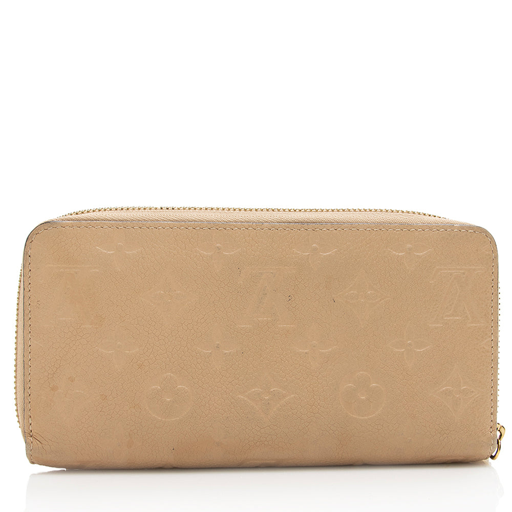 Louis Vuitton Monogram Empreinte Zippy Wallet - FINAL SALE (SHF-18157)