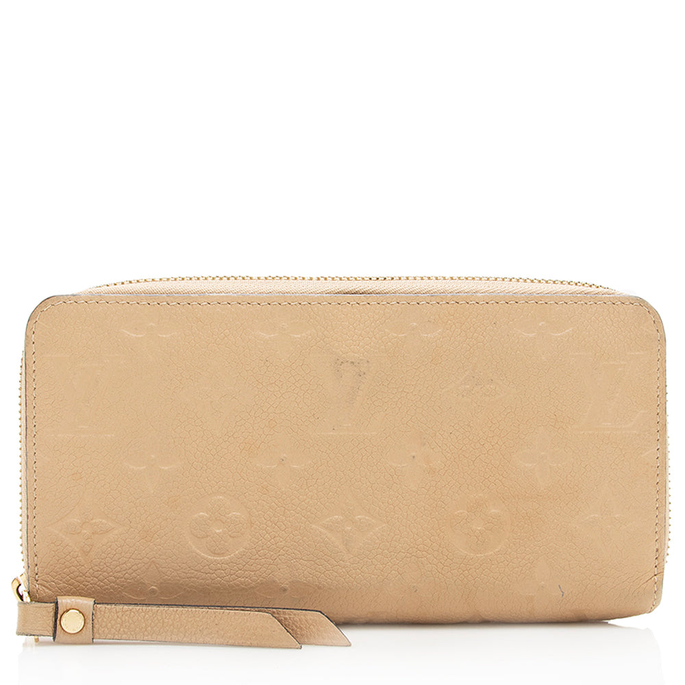 Louis Vuitton Monogram Empreinte Zippy Wallet - FINAL SALE (SHF-18157)