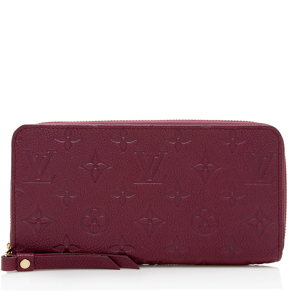 Louis Vuitton Monogram Empreinte Zippy Wallet (SHF-17581)