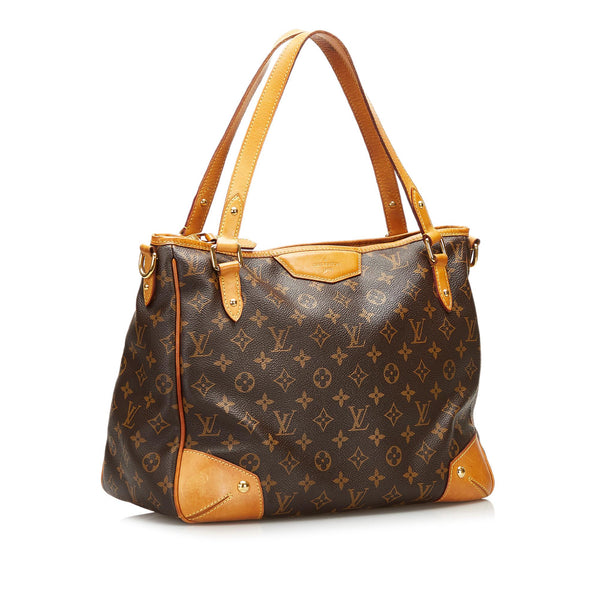 Louis Vuitton Estrela MM Tote Crossbody Handbag Monogram Brown Canvas