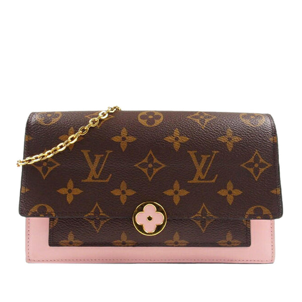 Louis Vuitton, Bags, Louis Vuitton Monogram Flore Chain Wallet