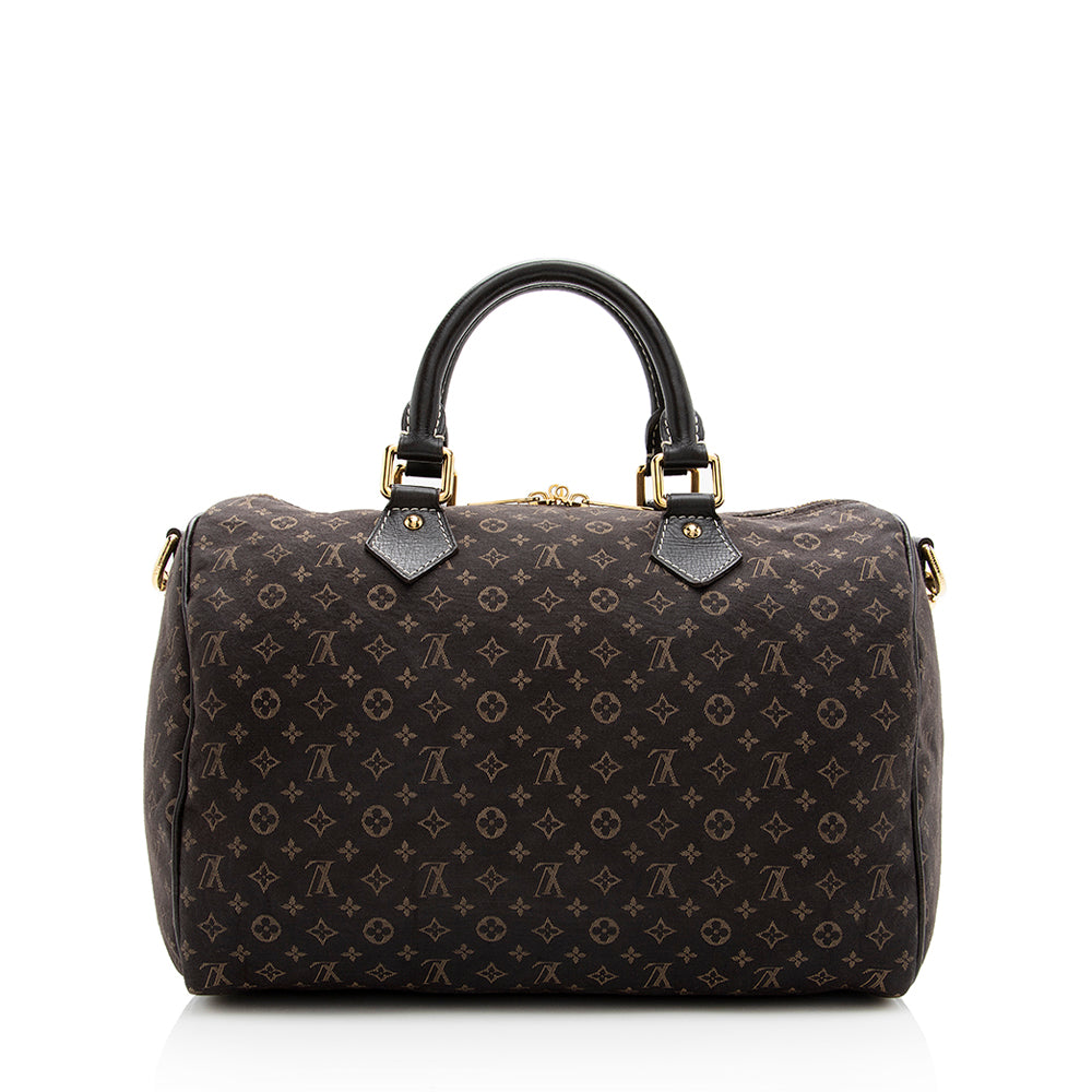 Louis Vuitton Monogram Idylle Speedy Bandouliere 30 Satchel (SHF-18989)