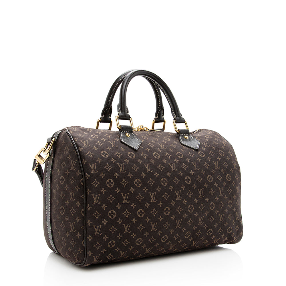 Louis Vuitton Monogram Idylle Speedy Bandouliere 30 Satchel (SHF-18989)