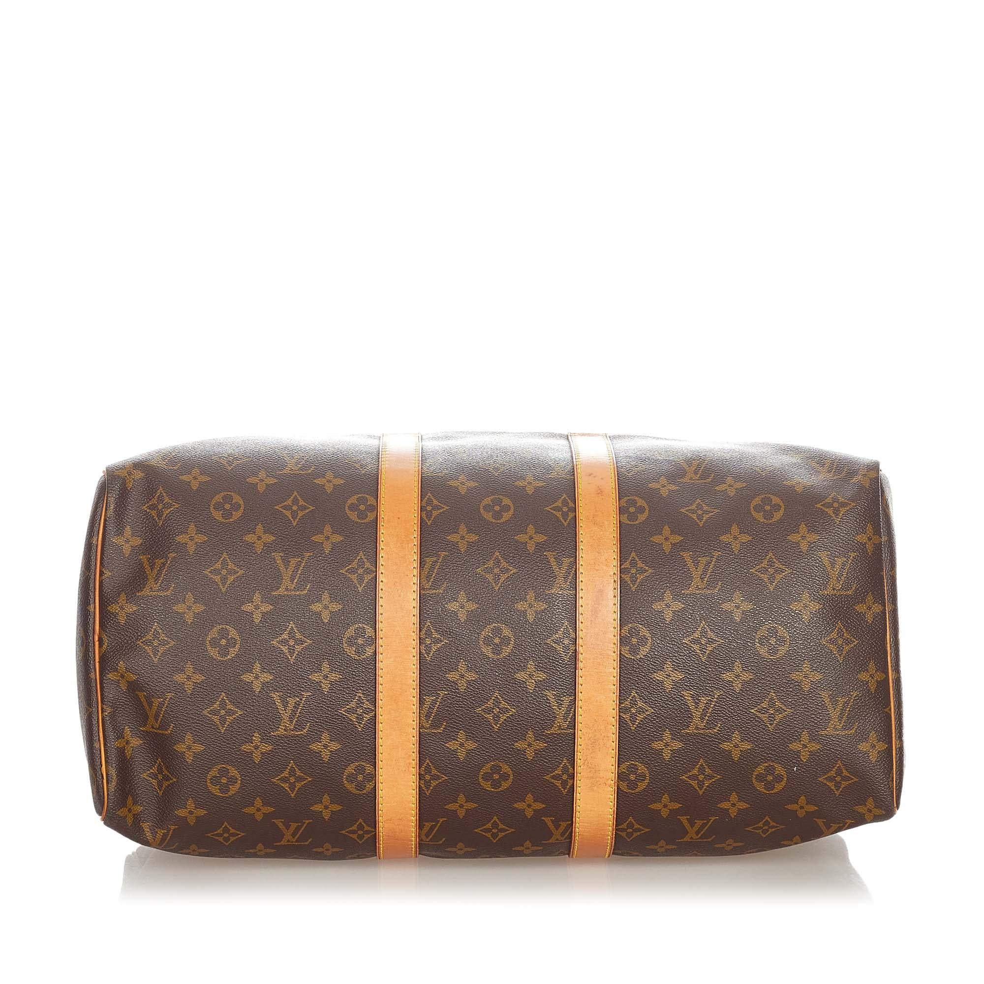 Louis Vuitton Monogram Keepall 45 (SHG-22116)