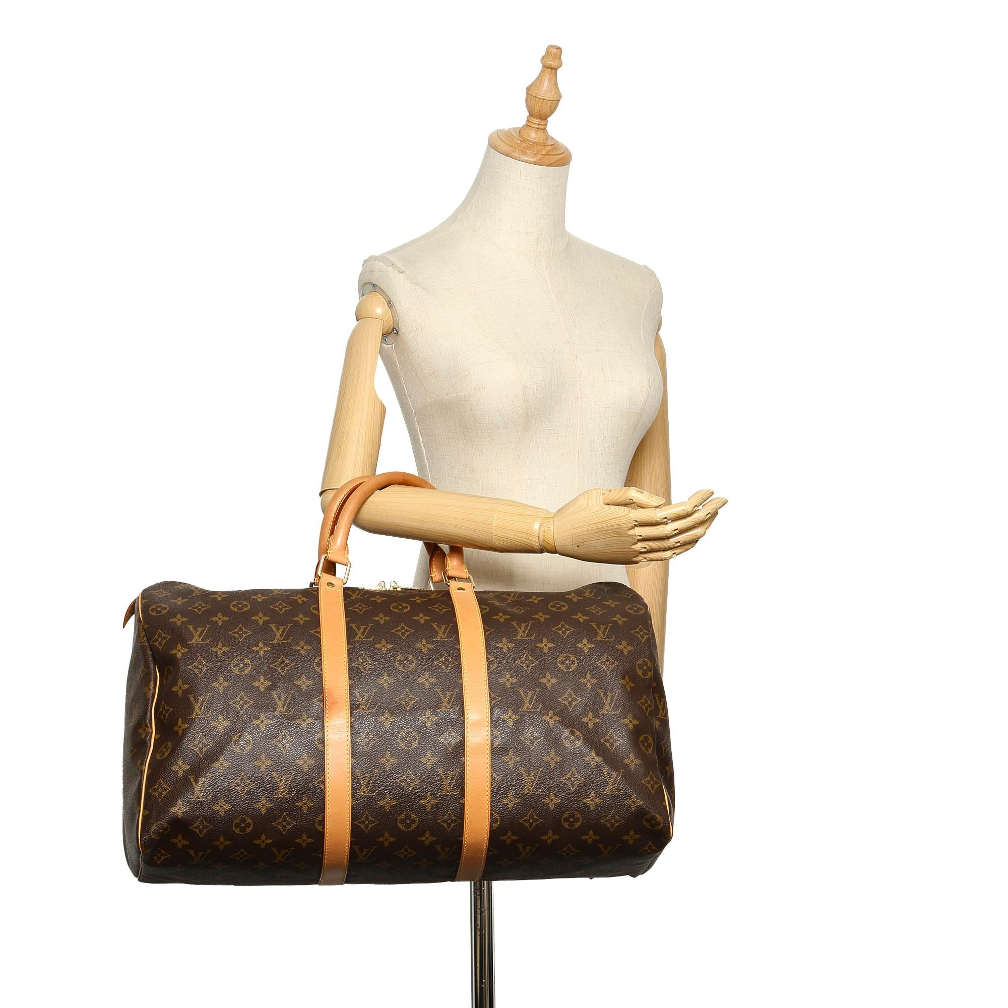 Louis Vuitton Monogram Keepall 50 (SHG-22727)