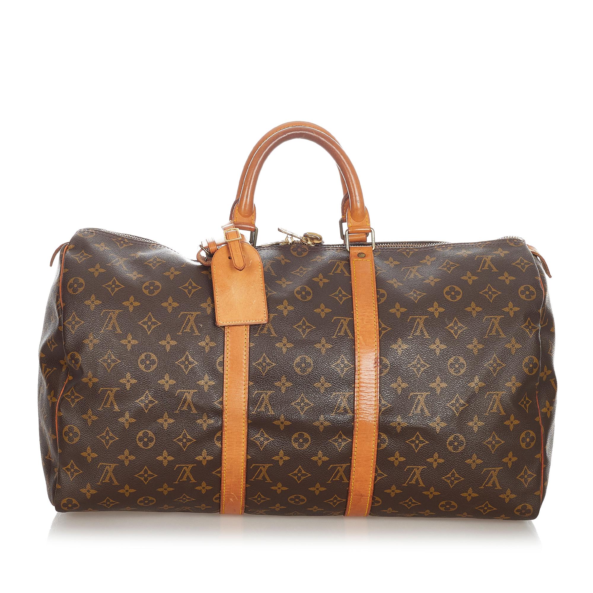 Louis Vuitton Monogram Keepall 50 (SHG-23369)
