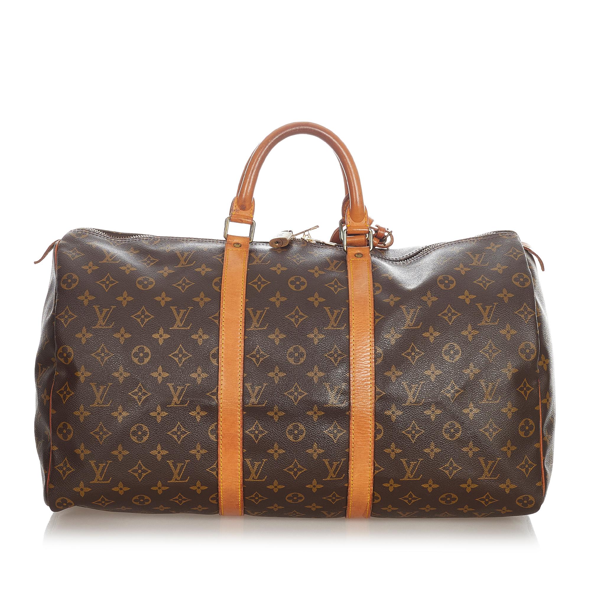 Louis Vuitton Monogram Keepall 50 (SHG-23369)
