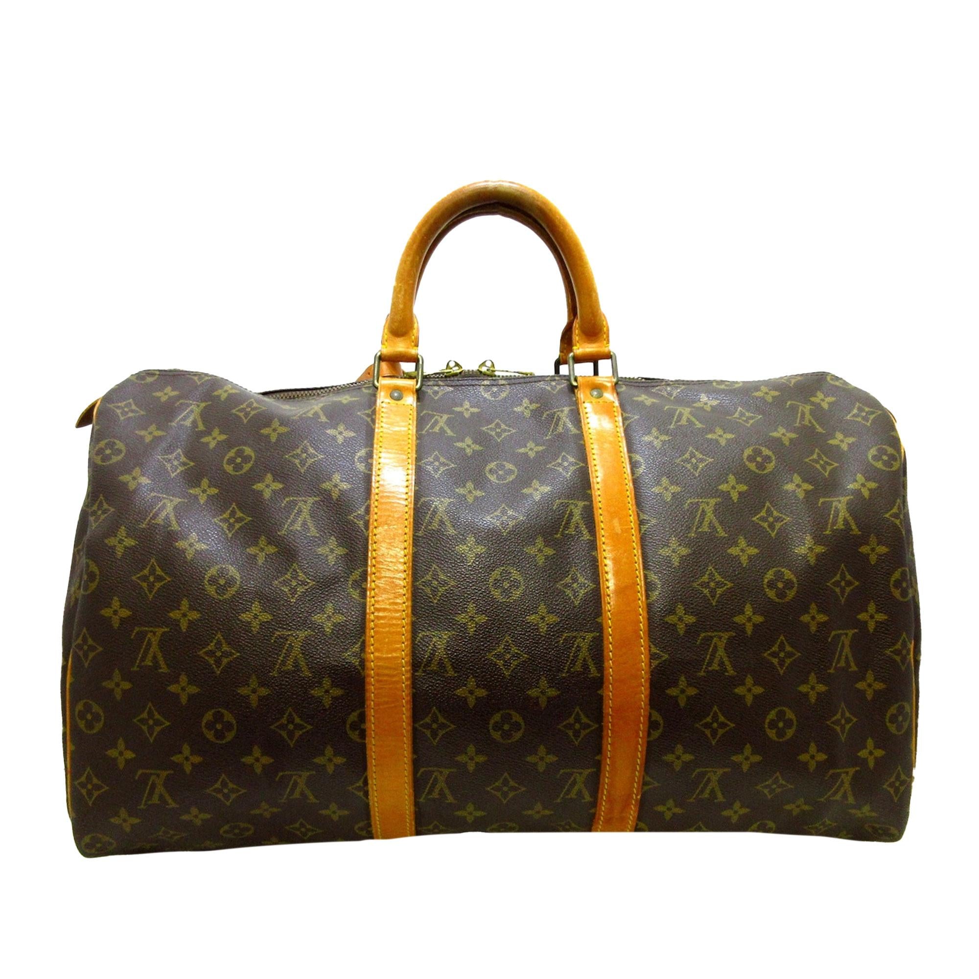 Louis Vuitton Monogram Keepall 50 (SHG-36860)