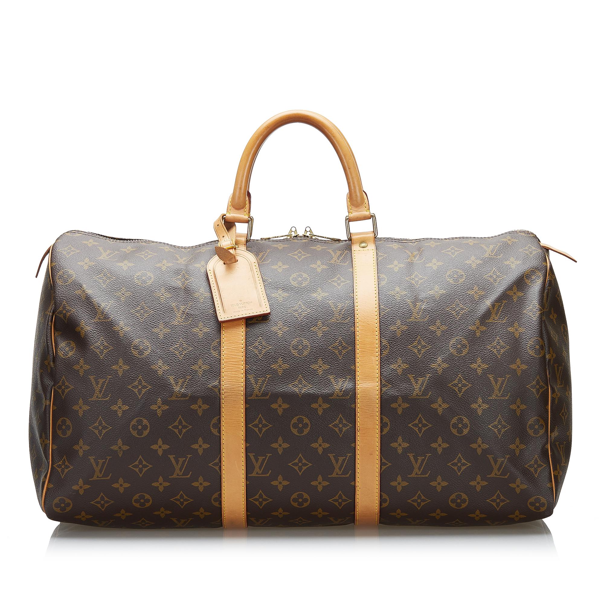 Louis Vuitton Monogram Keepall 50 (SHG-36945)