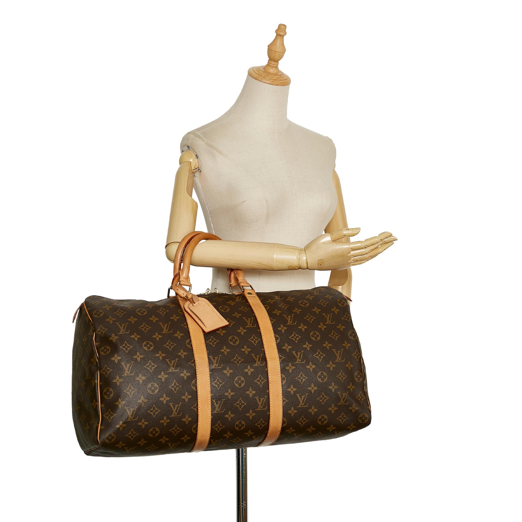Louis Vuitton Monogram Keepall 50 (SHG-36945)